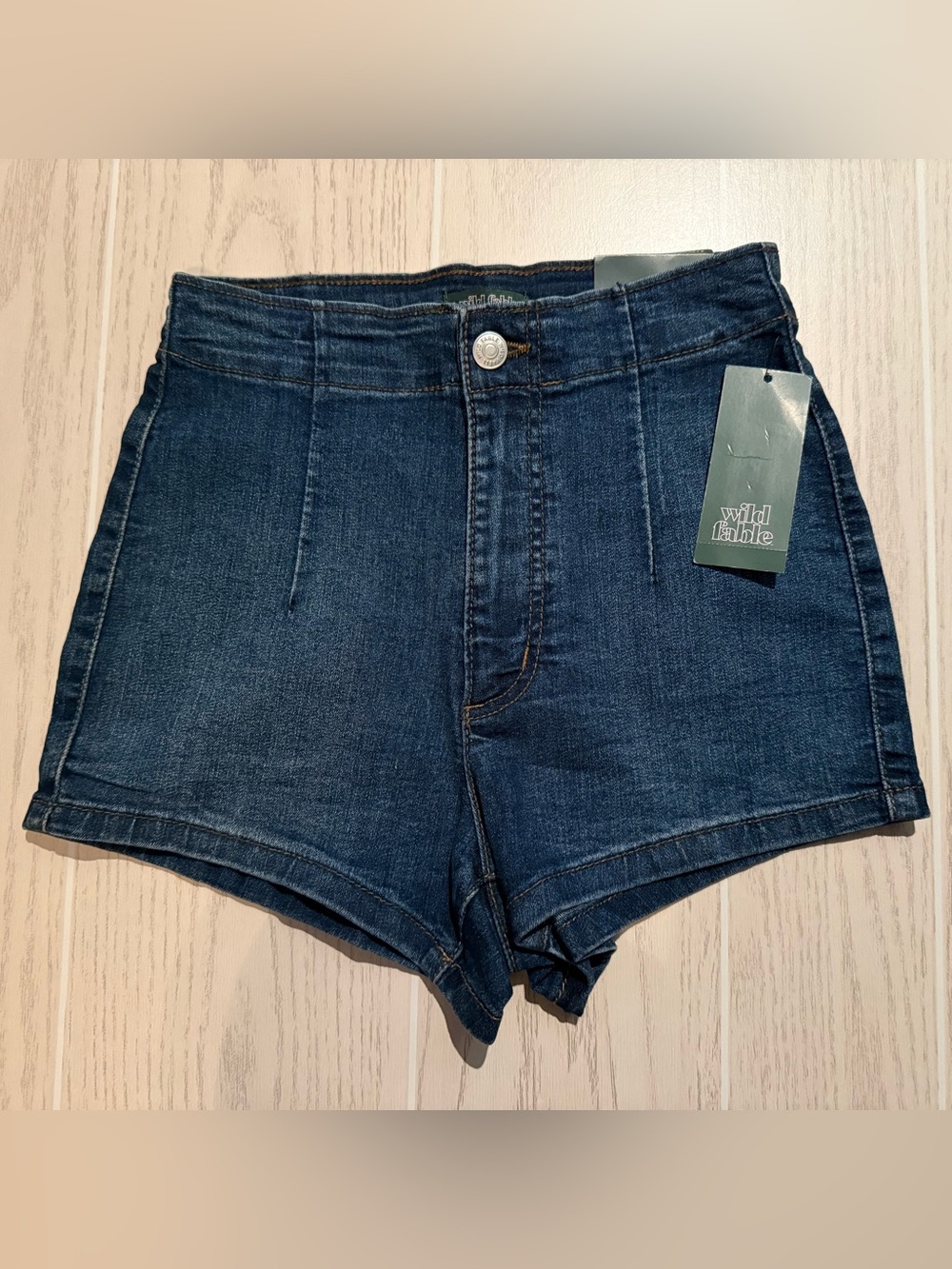 Wild Fable Highest Rise Denim Shorts Dark Wash Size 2 NWT